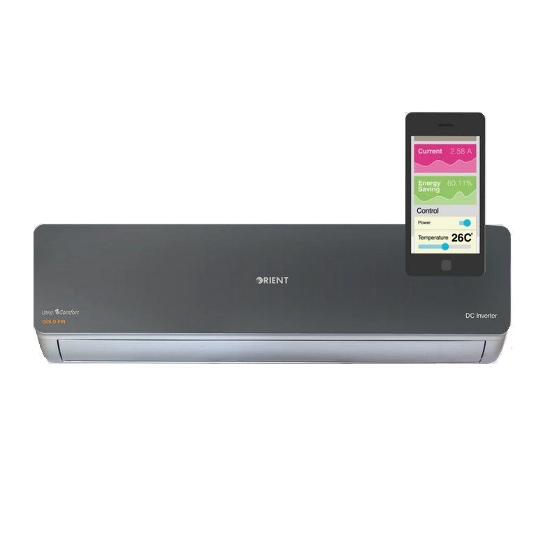 Orient SUPER 18G Inverter AC Mirror Black 1.5 Ton DC Inverter