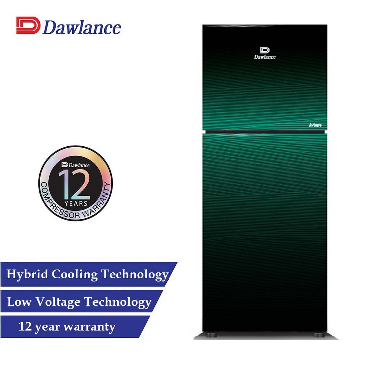 Dawlance Fridge 9173 WB AVANTE GD Top Mount Refrigerator 11Cft/328LTR