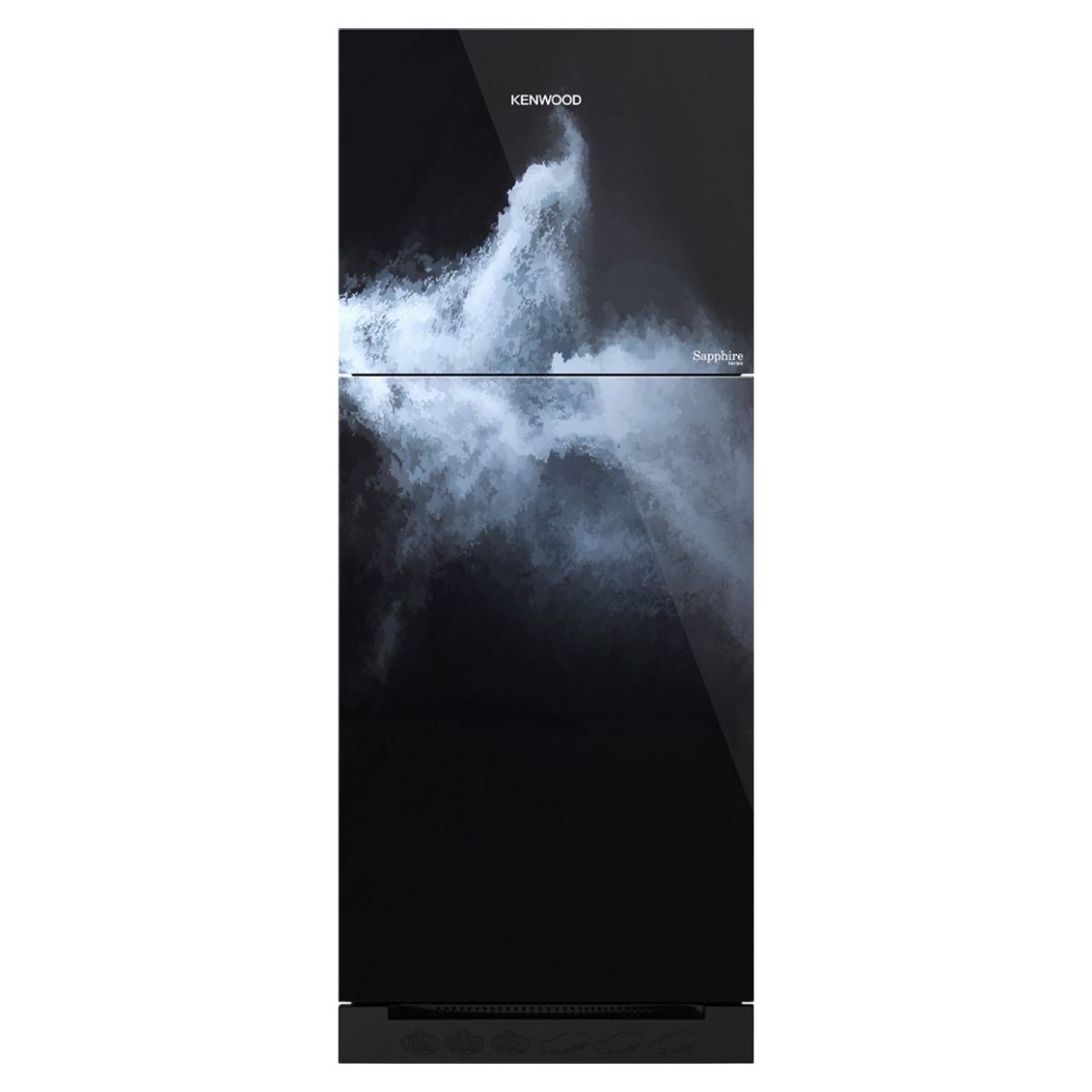 Kenwood Refrigerator KRF-26657 GD 18 Cubic Feet Glass Door Refrigerator New Persona Series German Technology Compressor Low Voltage Startup upto 170V & Energy Efficient 35%