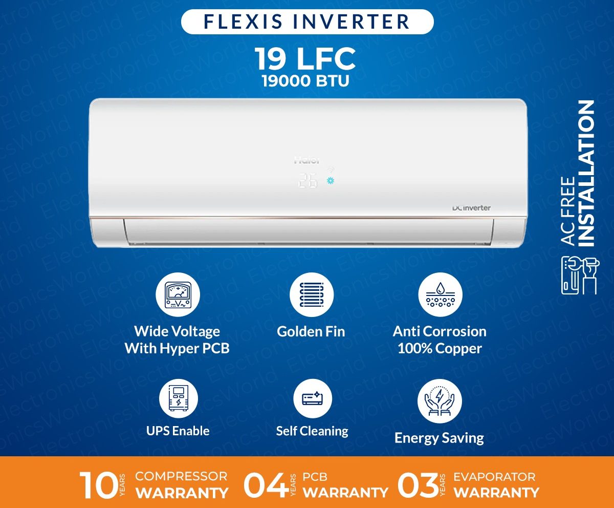 Haier HSU-19LF 1.5 Ton DC Inverter AC Cool Only